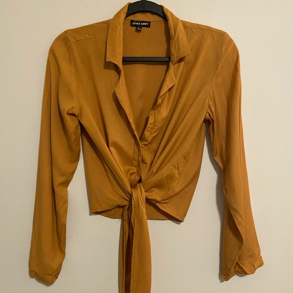 New Mustard Long Sleeve Top - Picture 4 of 4